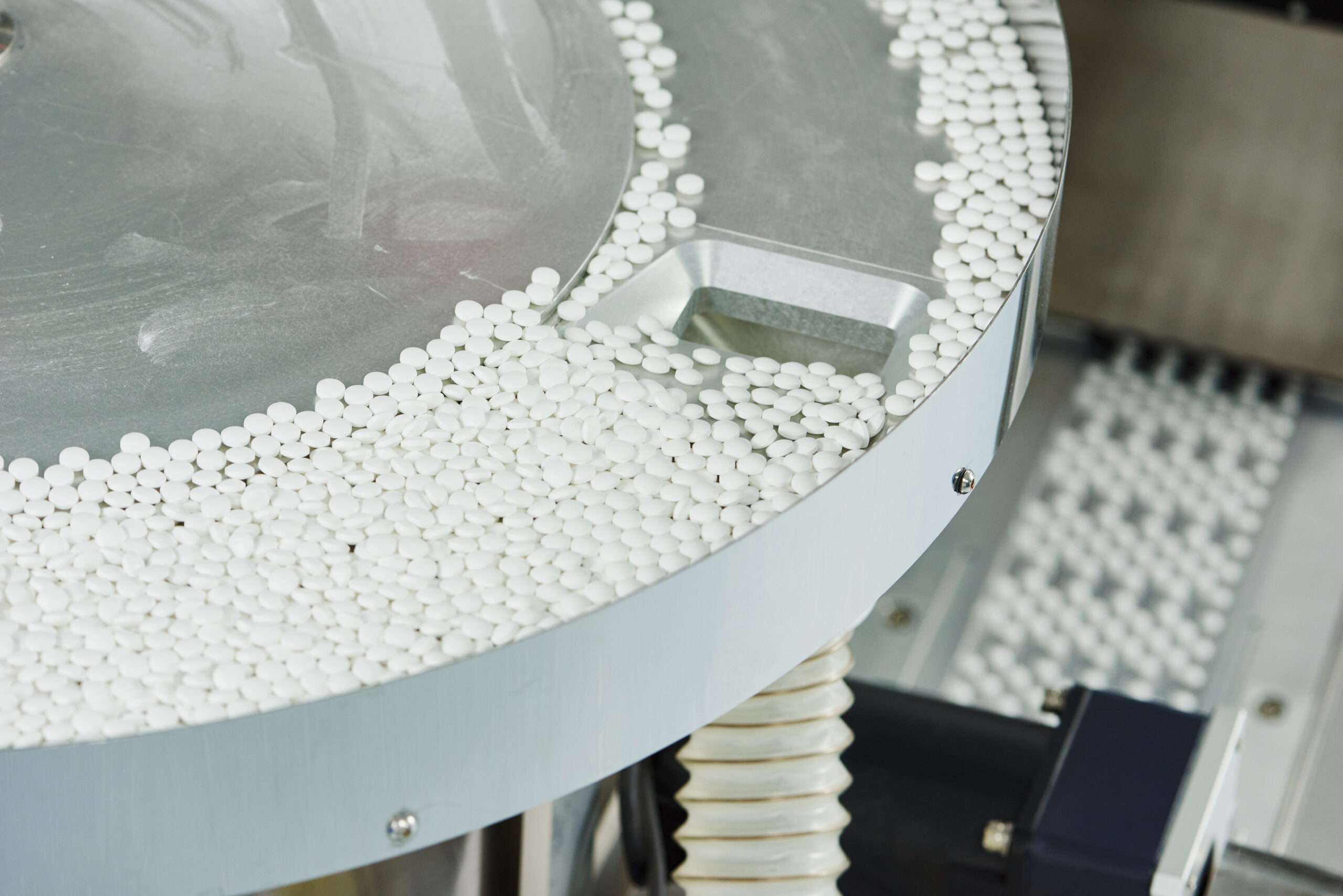 pharmacy medicine pill production background